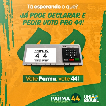 O 44 representa a continuidade do progresso para Campos de Júlio. Para seguir avançando para o futuro por um caminho seguro, junte-se a nós!