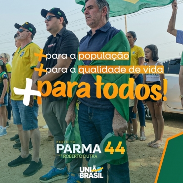 Os moradores de Campos de Júlio querem mais! Nosso município merece seguir no caminho do progresso. Por isso, dia 06 de outubro, vote Parma! Vote 44!